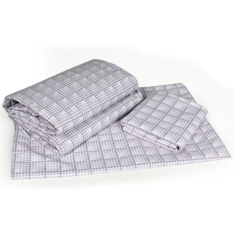 ملحفه نیم ست دو نفره سه تکه عرض 160 بروجرد رنگ یاسی