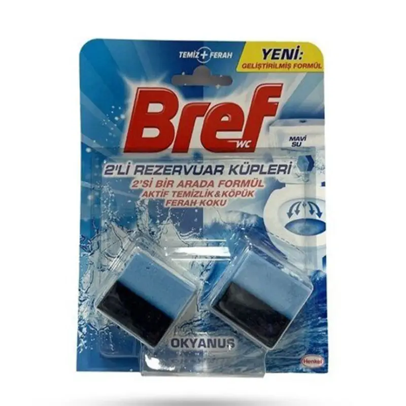 قرص خوشبو کننده و ضدعفونی کننده فلاش تانک برفBref