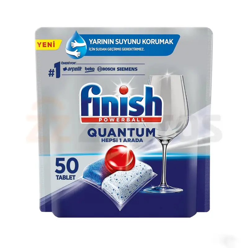 قرص ظرفشویی فینیش Finish مدل Quantom بسته 50 عددی