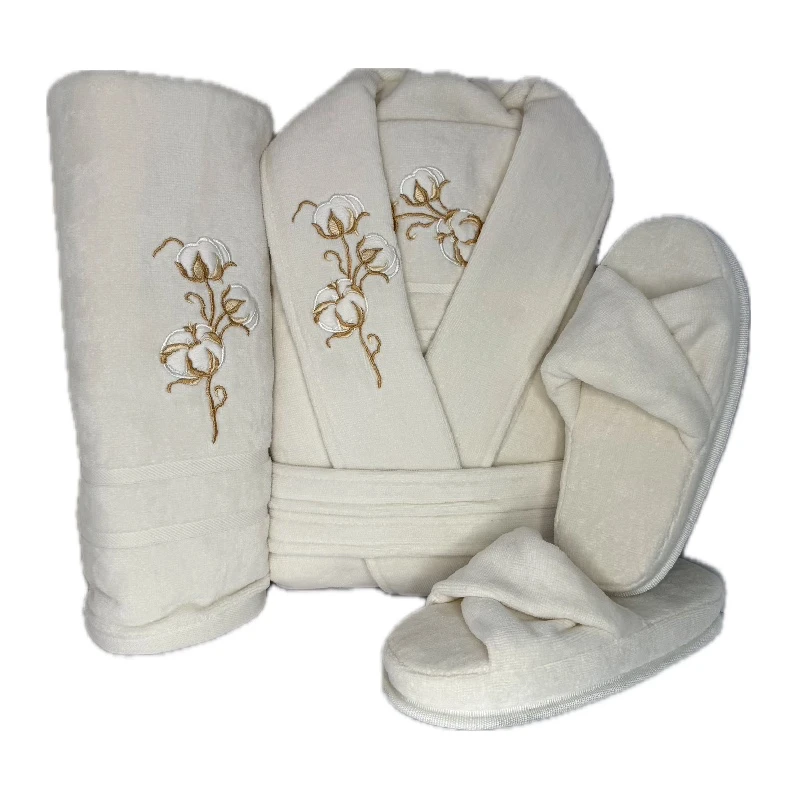 half-set-towel-one-person-pieces-belinda-2.png حوله نیم ست یکنفره 5 تکه بلیندا رنگ سفید سایز لارج Half-set towel for one person, 5 pieces, Belinda, white